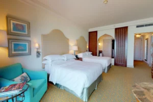 visite virtuelle d'une chambre d'hôtel